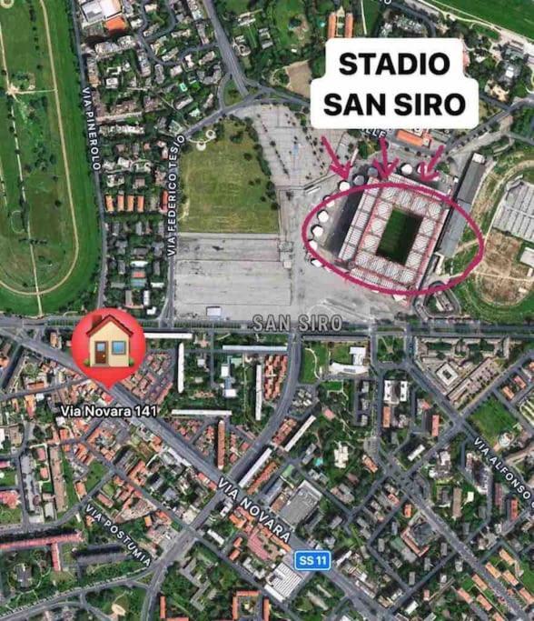 Appartamento A 500 Metri Da San Siro ميلان المظهر الخارجي الصورة